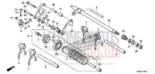GEARSHIFT DRUM (VFR1200FD) VFR1200FDF de 2015